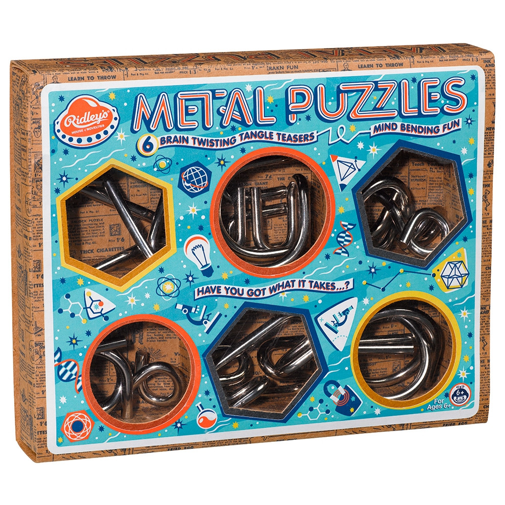 Old Time Metal Puzzle Set